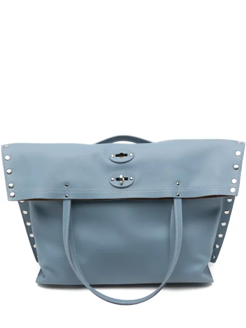 Zanellato medium Saeta stud leather tote bag