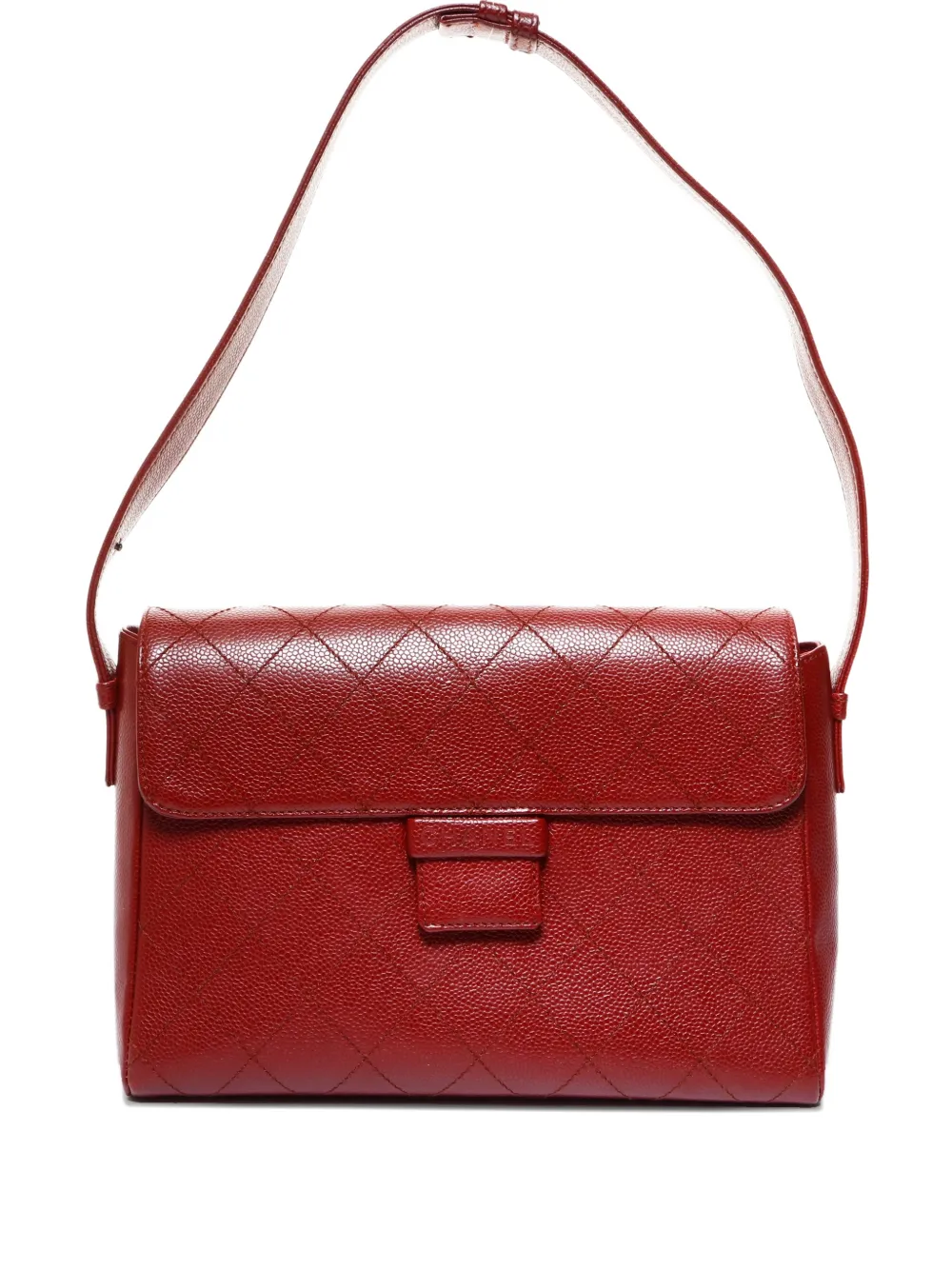 CHANEL Pre-Owned 1997-1999 leather shoulder bag - Rosso