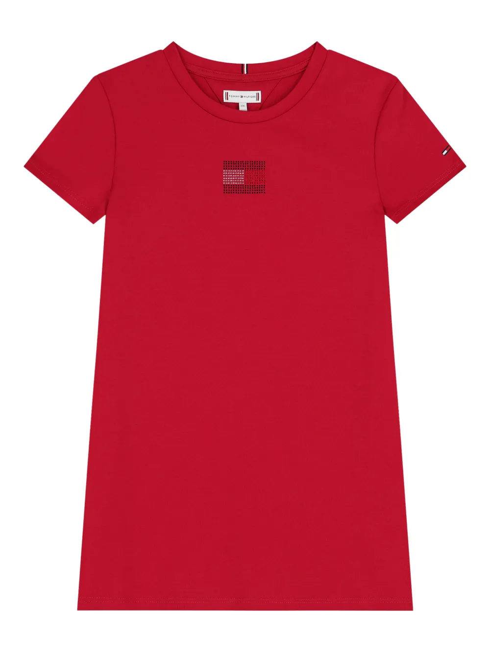 Tommy Hilfiger Junior logo-detail dress - Rot