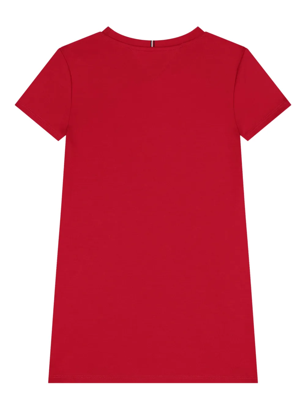 Tommy Hilfiger Junior Jurk met logodetail Rood