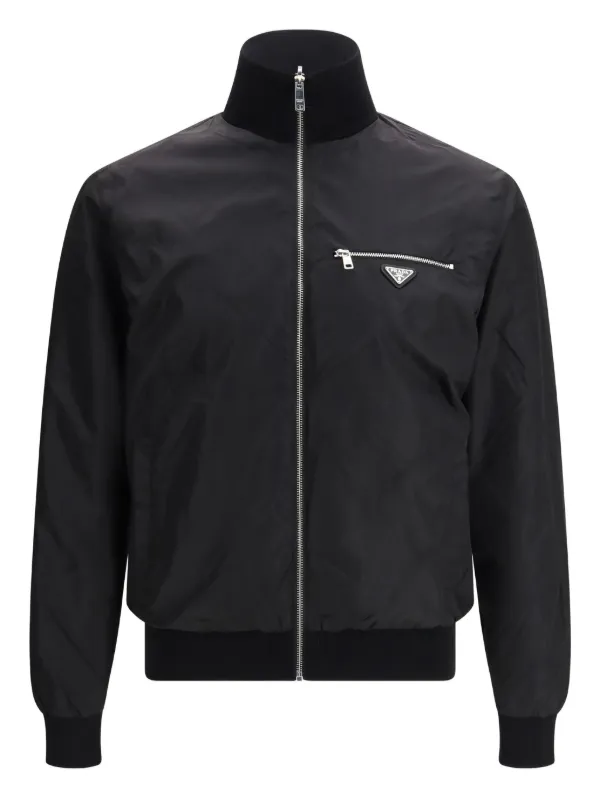 Prada Reversible Zipped Jacket in Black