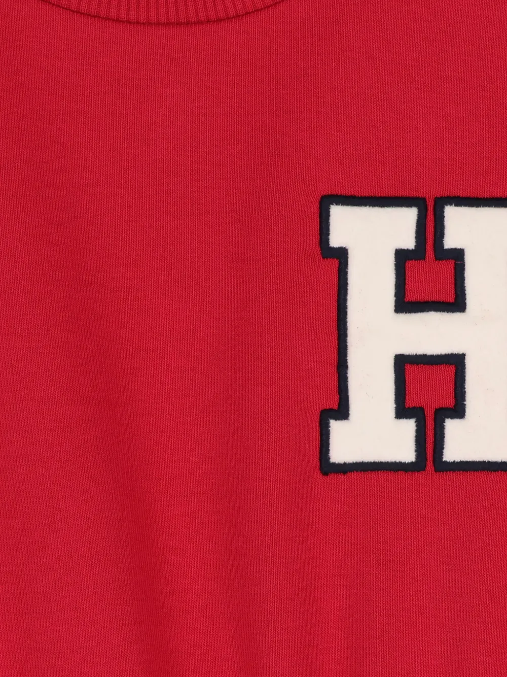 Tommy Hilfiger Junior Sweaterjurk met logo Rood