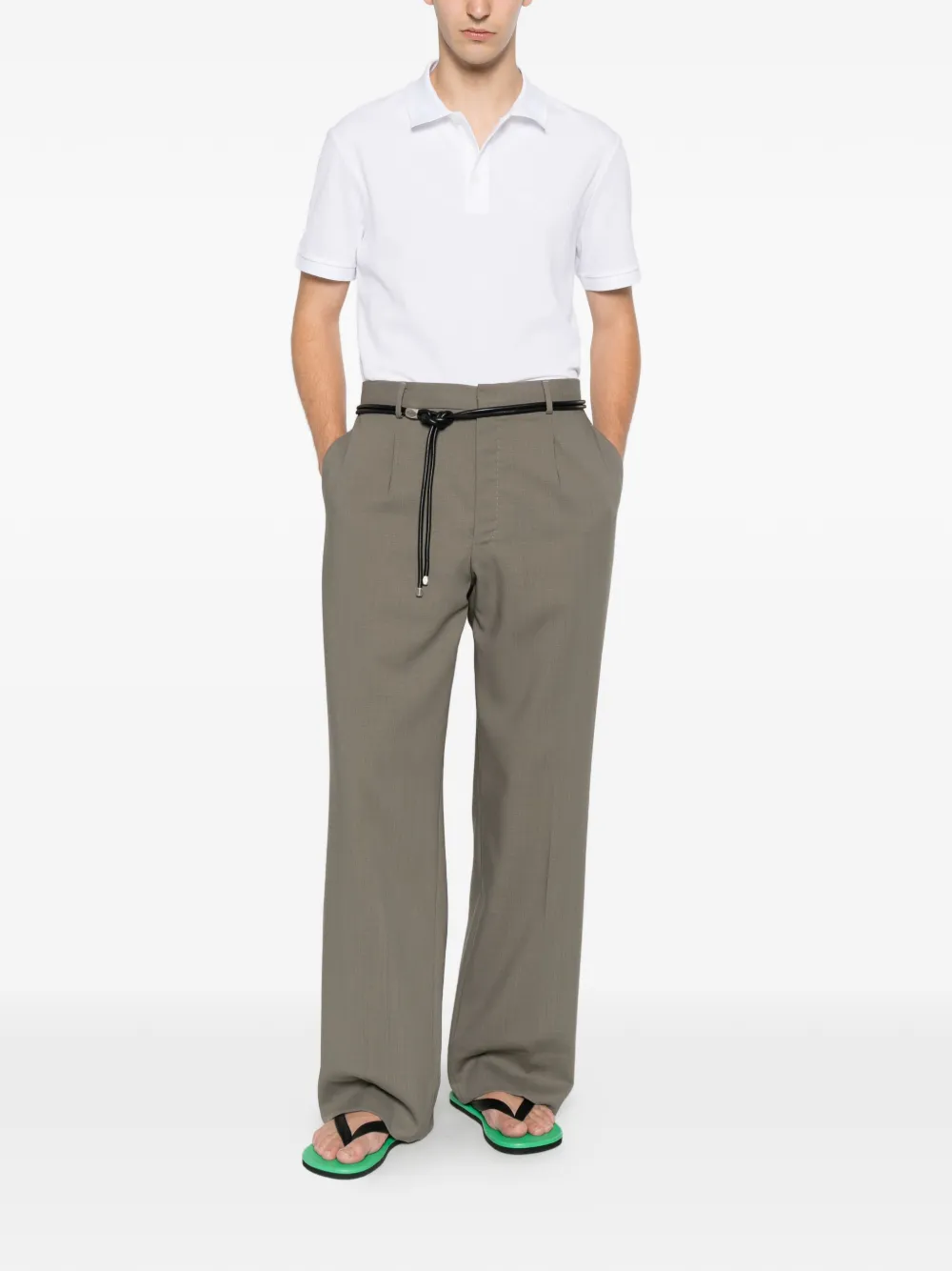 Balmain Poloshirt met geborduurd logo Wit