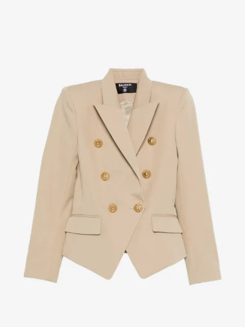 Balmain gabardine 6-button jacket