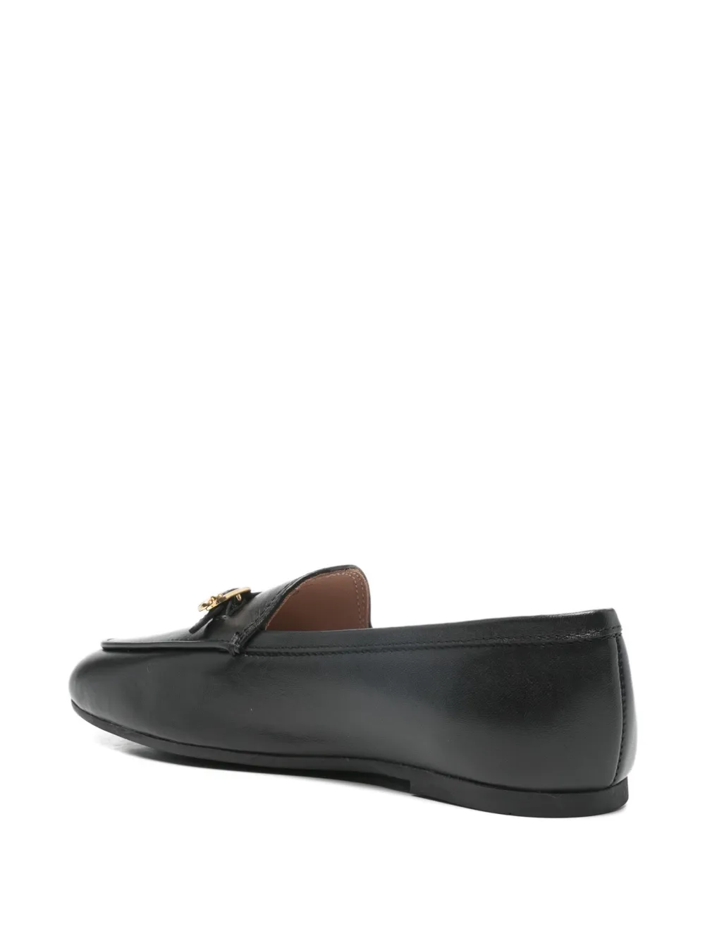 Love Moschino buckle-detail loafers Zwart