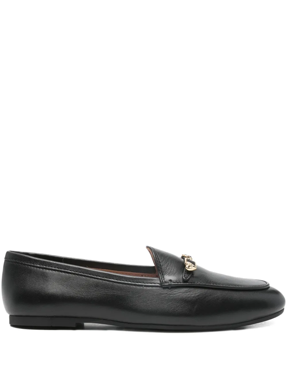 Love Moschino buckle-detail loafers - Schwarz