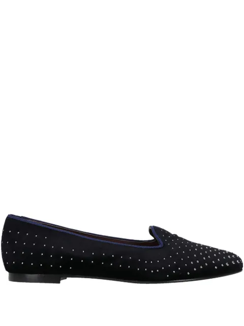 Castañer studded velvet loafers