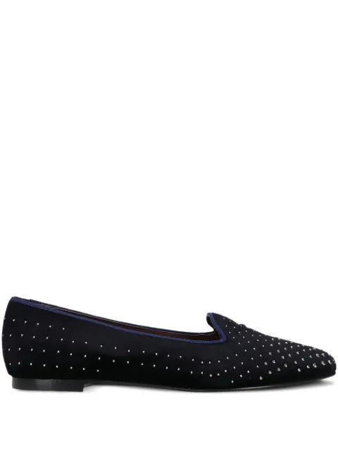 Castañer studded velvet loafers
