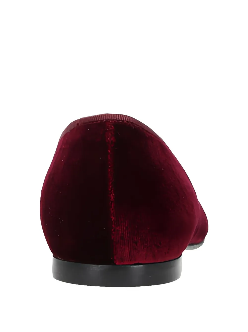 Castañer floral-motif velvet loafers Rood