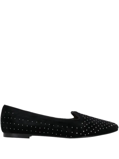 Castañer studded velvet loafers