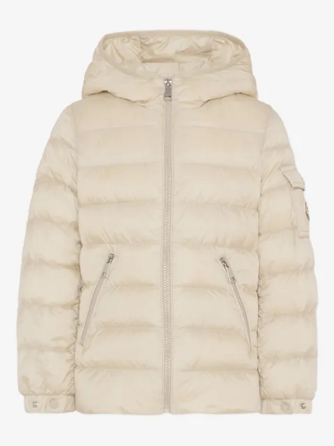 Moncler Enfant chamarra capitonada con capucha