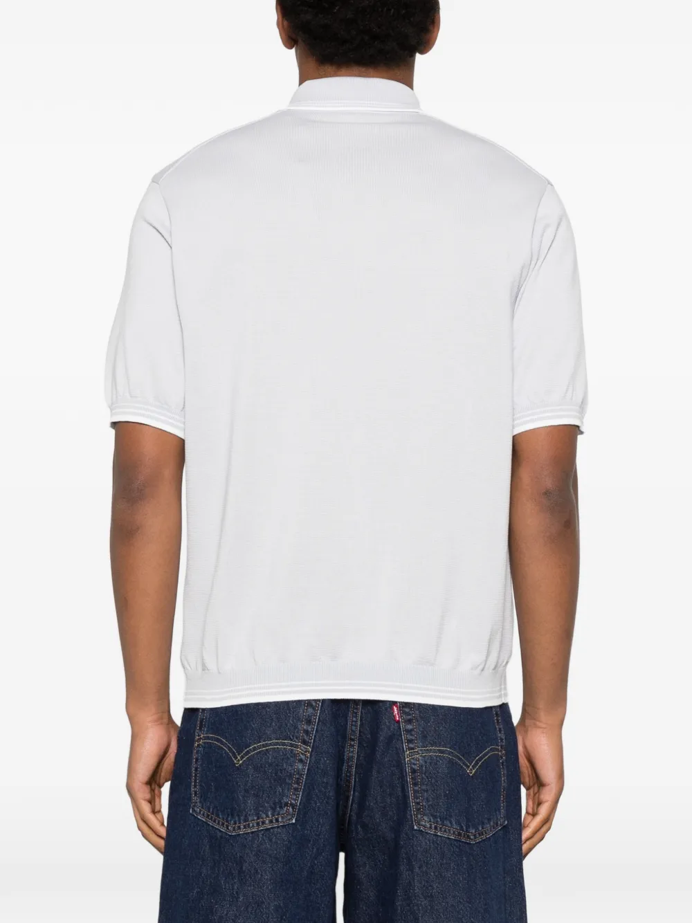 Paul & Shark Poloshirt met gestreepte afwerking Blauw