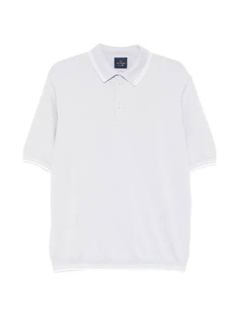 Paul & Shark stripe-trim polo shirt