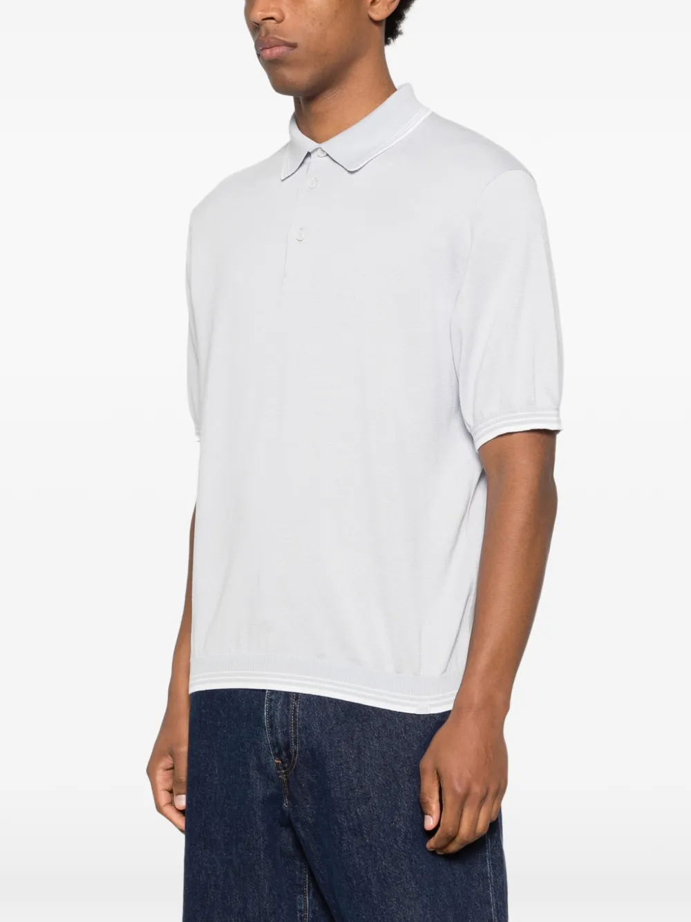 Paul & Shark Poloshirt met gestreepte afwerking Blauw