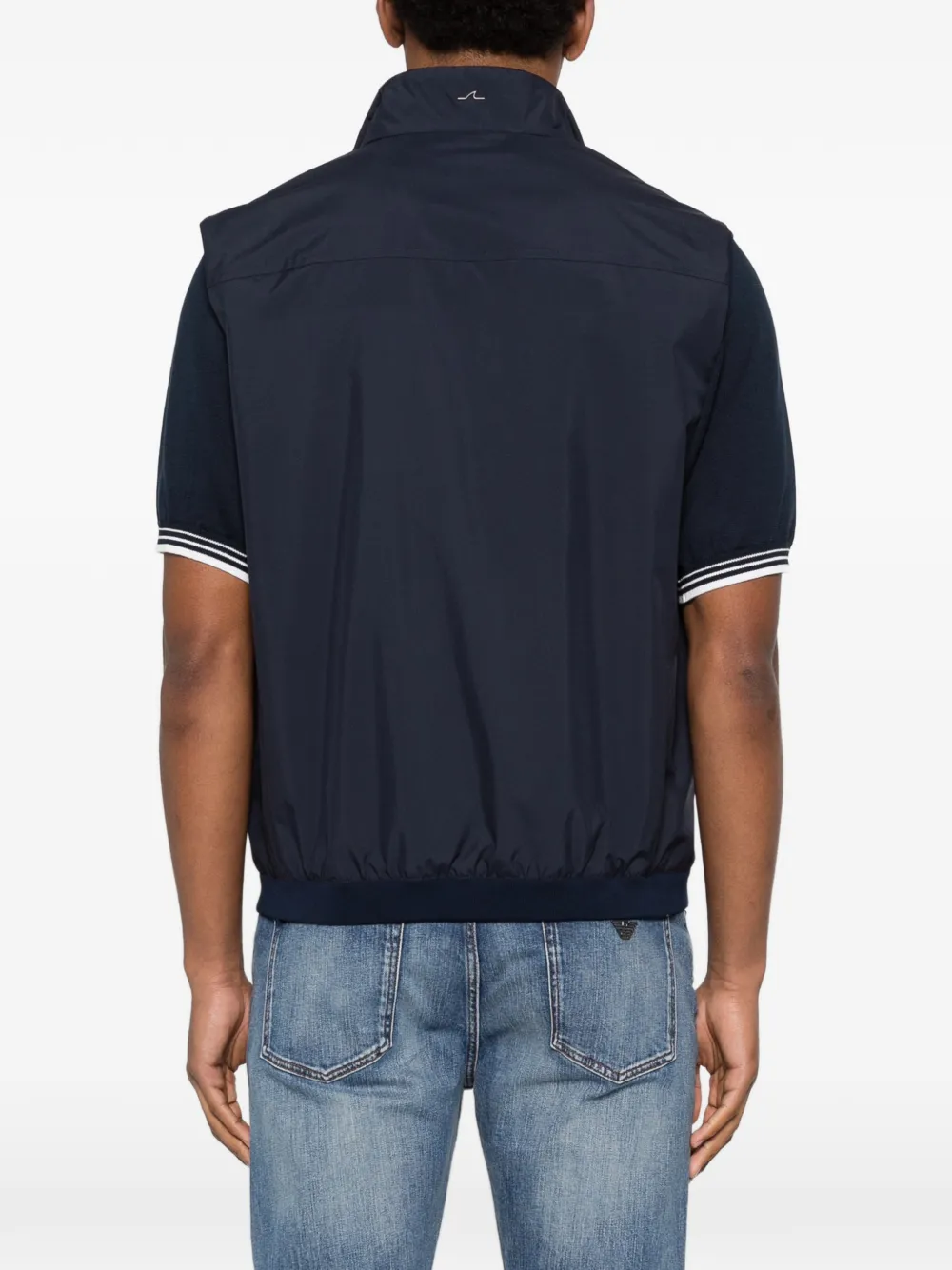 Paul & Shark Bodywarmer met rits Blauw