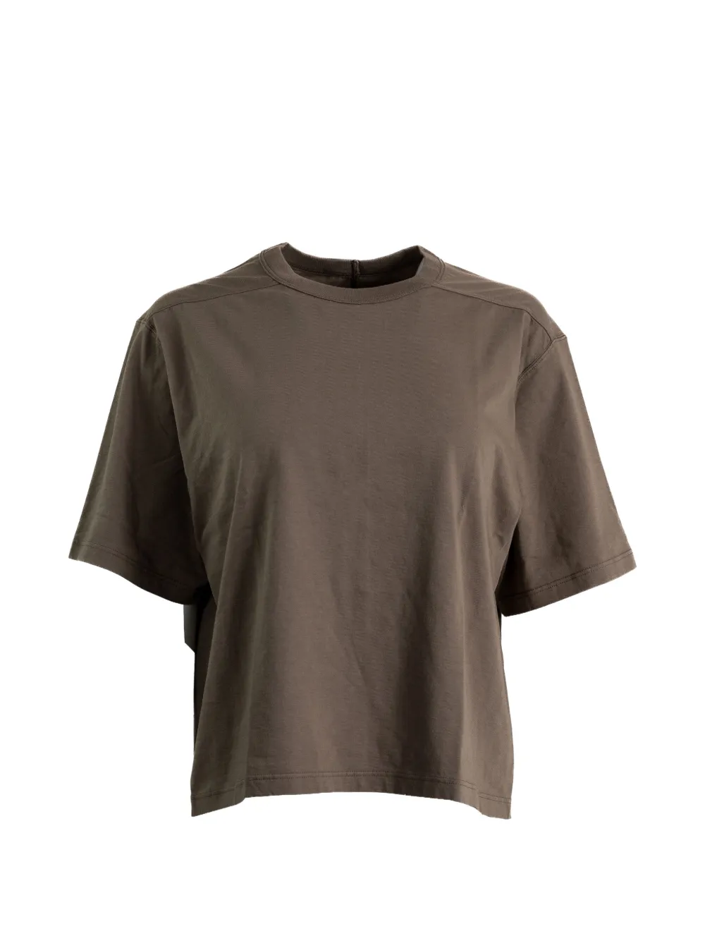 Rick Owens seam-detail T-shirt - Marrone
