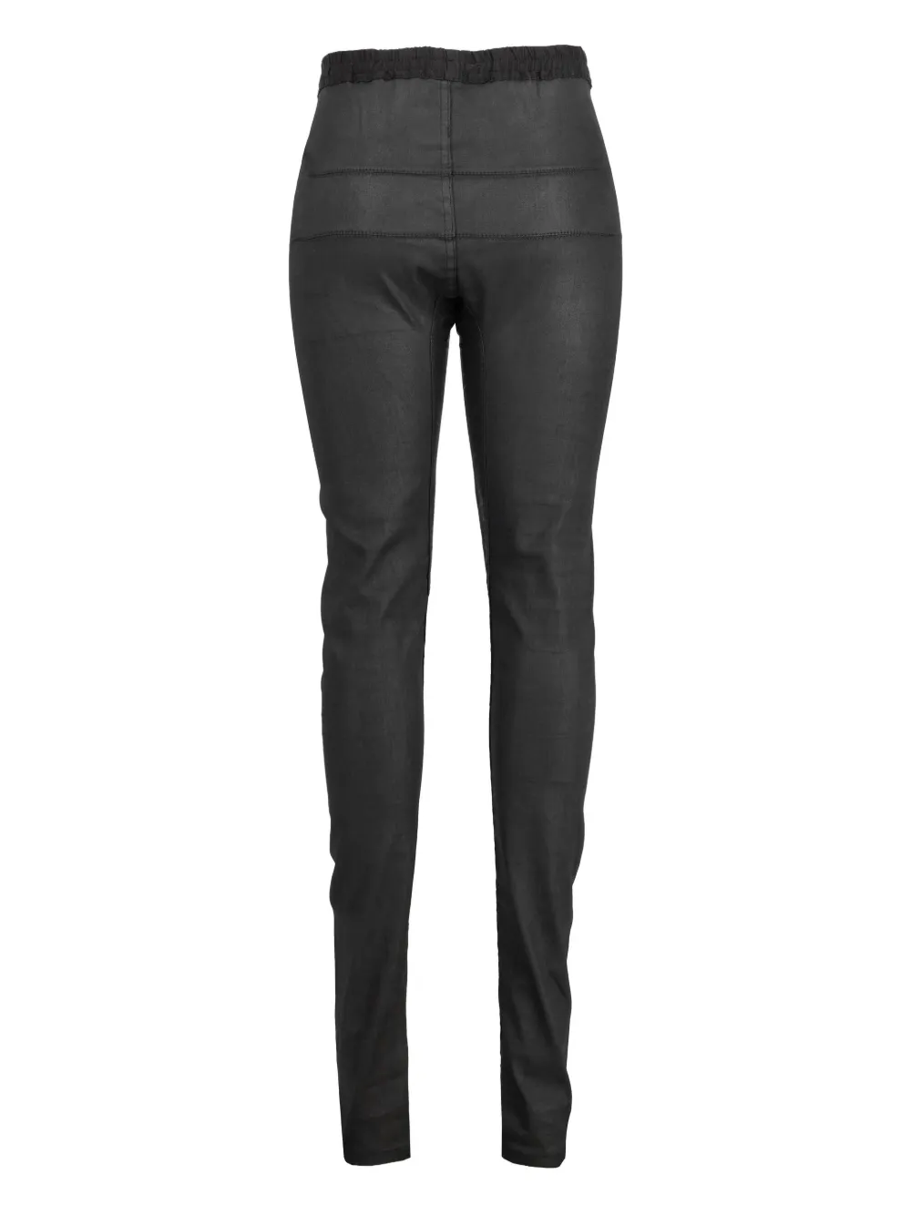 Rick Owens Vintage FW13 Plinth Runway leather leggings - Zwart