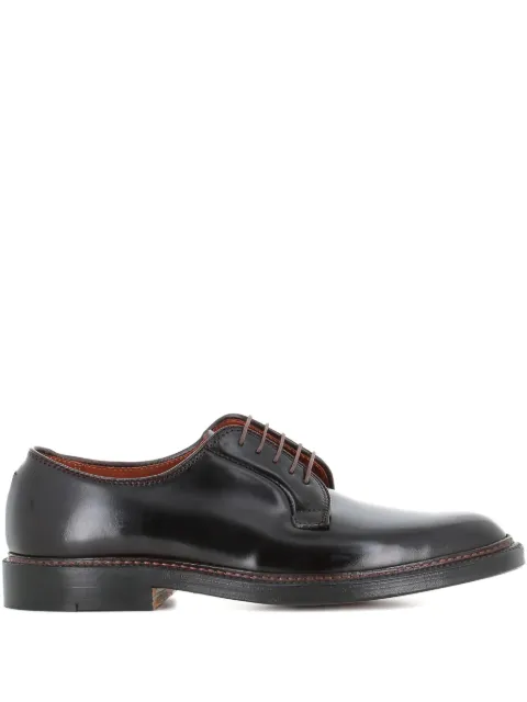 Alden horse leather derby shoes