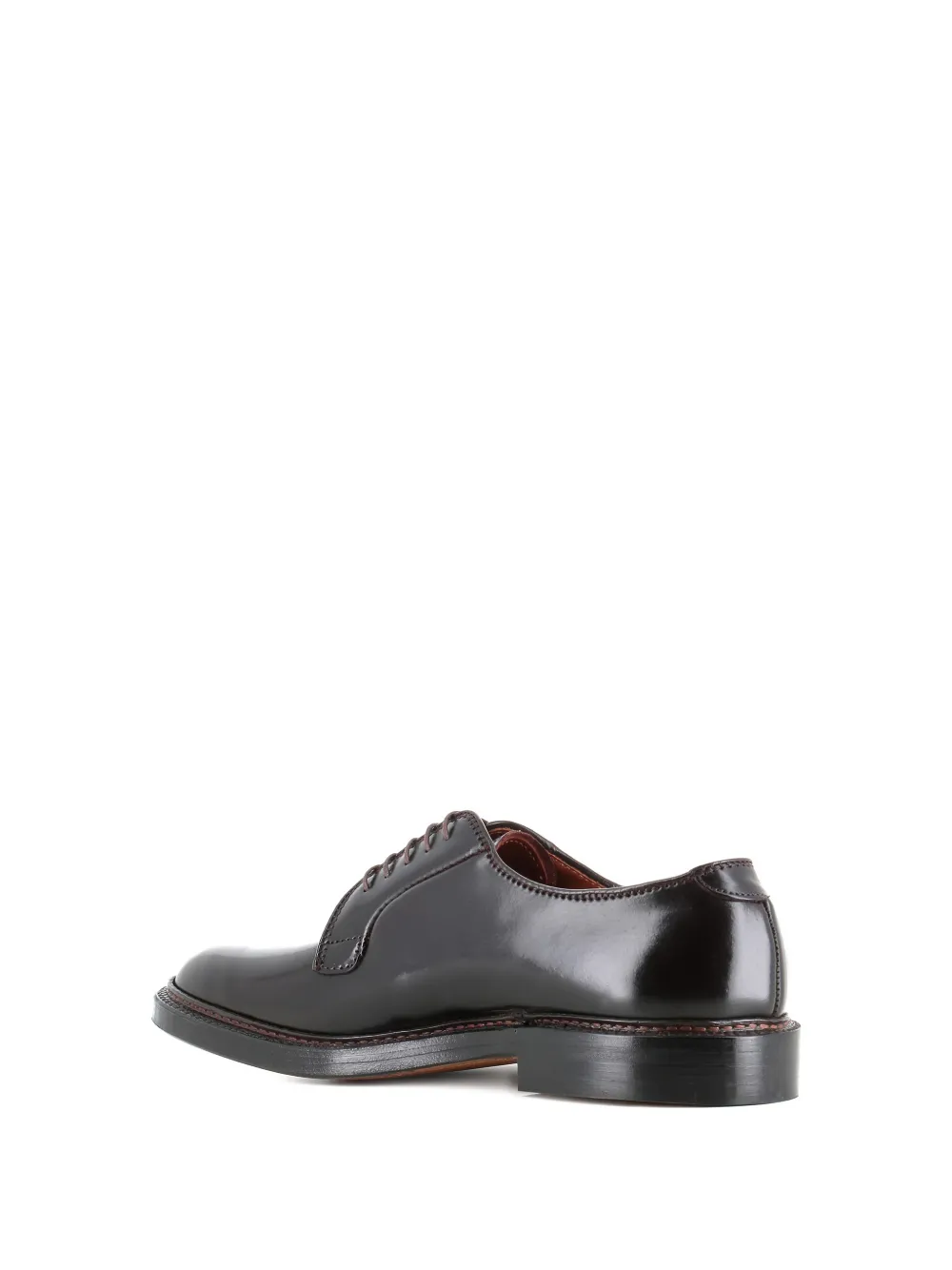 Alden Horse leren derby schoenen Rood