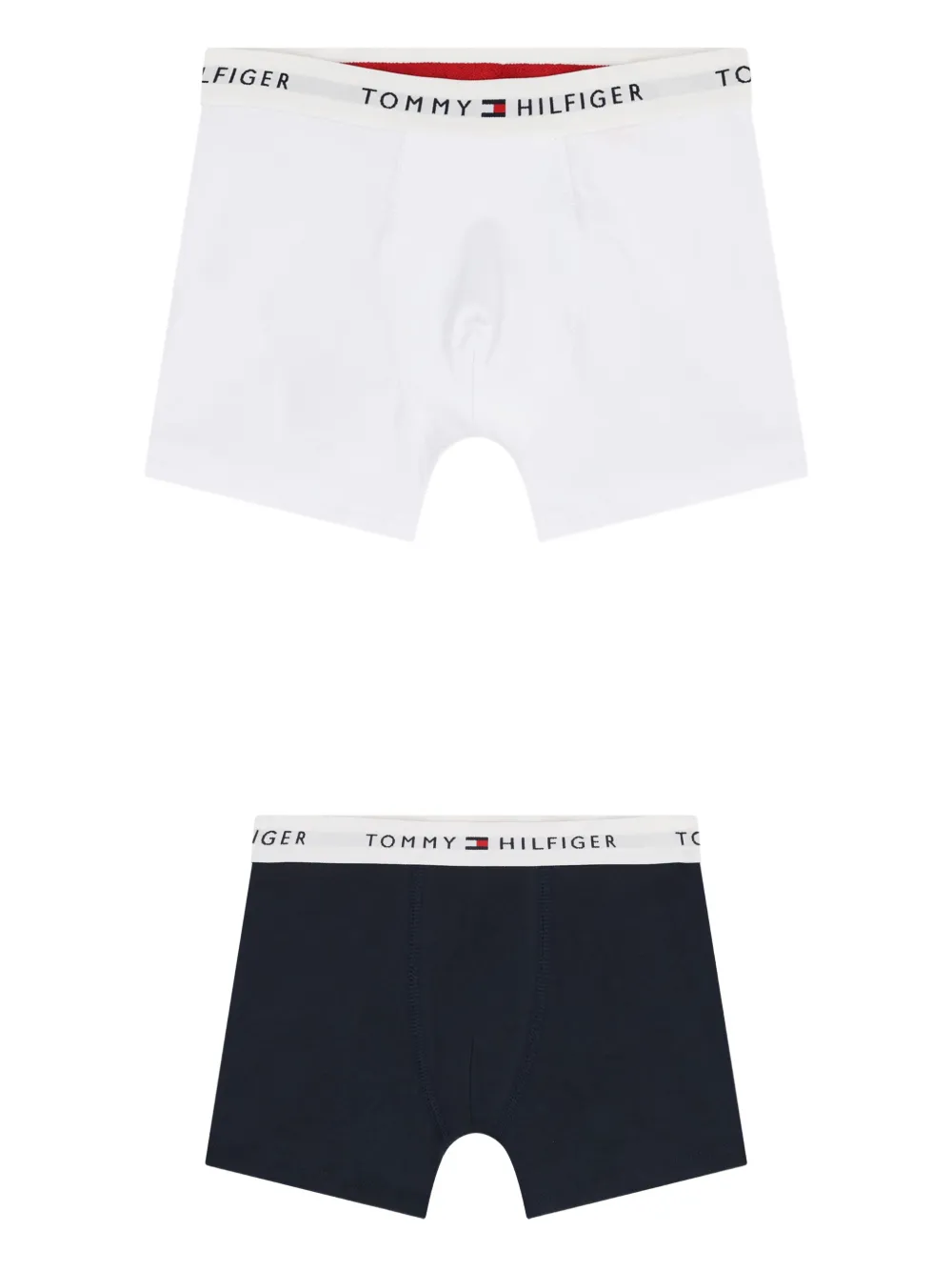 Tommy Hilfiger Junior logo-waistband boxers (pack of two) - Bianco