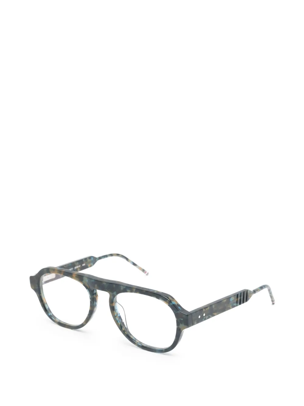  Thom Browne Eyewear Pilot-frame Glasses - Blue 