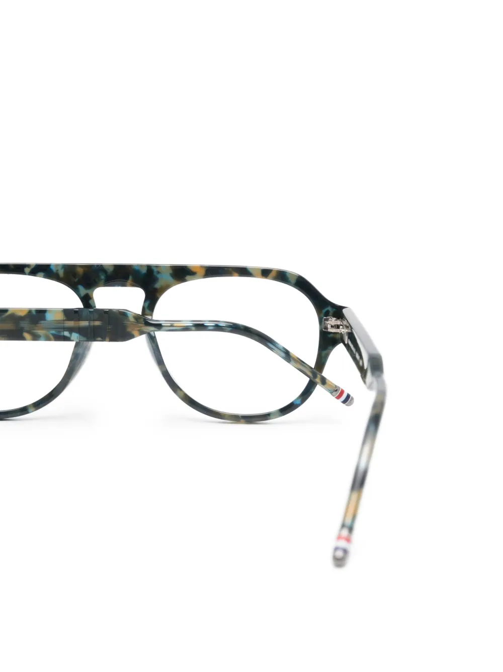  Thom Browne Eyewear Pilot-frame Glasses - Blue 