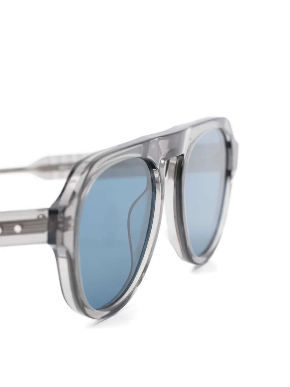 Thom Browne Eyewear Browline zonnebril Grijs