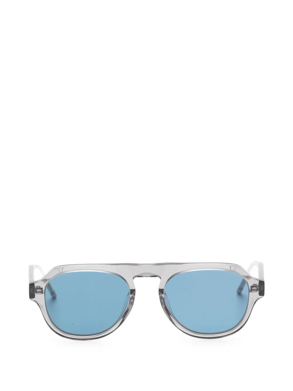 Thom Browne Eyewear browline sunglasses - Grigio