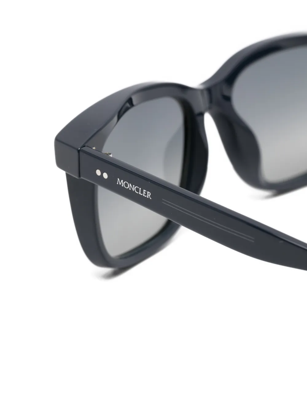 Moncler Eyewear Valaire zonnebril met vierkant montuur Blauw