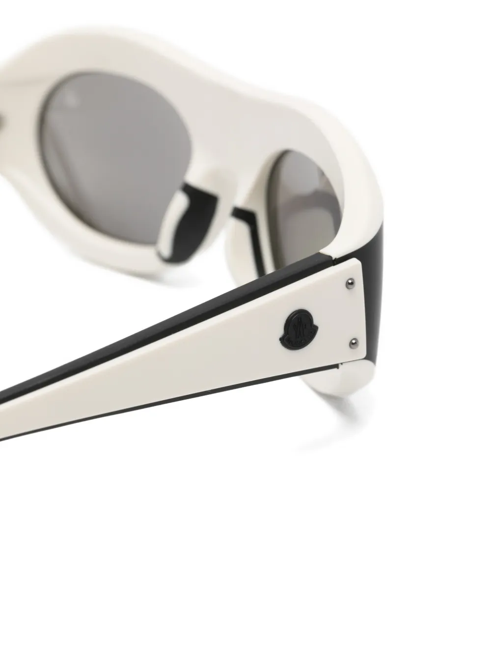 Moncler Eyewear Ramillon zonnebril met mat spiegelglazen Zwart