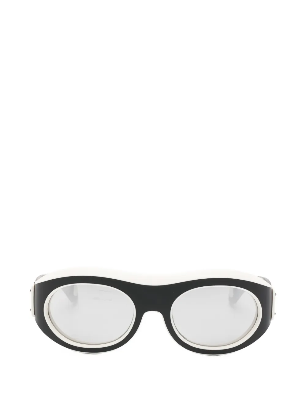 Moncler Eyewear Ramillon matte mirror sunglasses - Nero