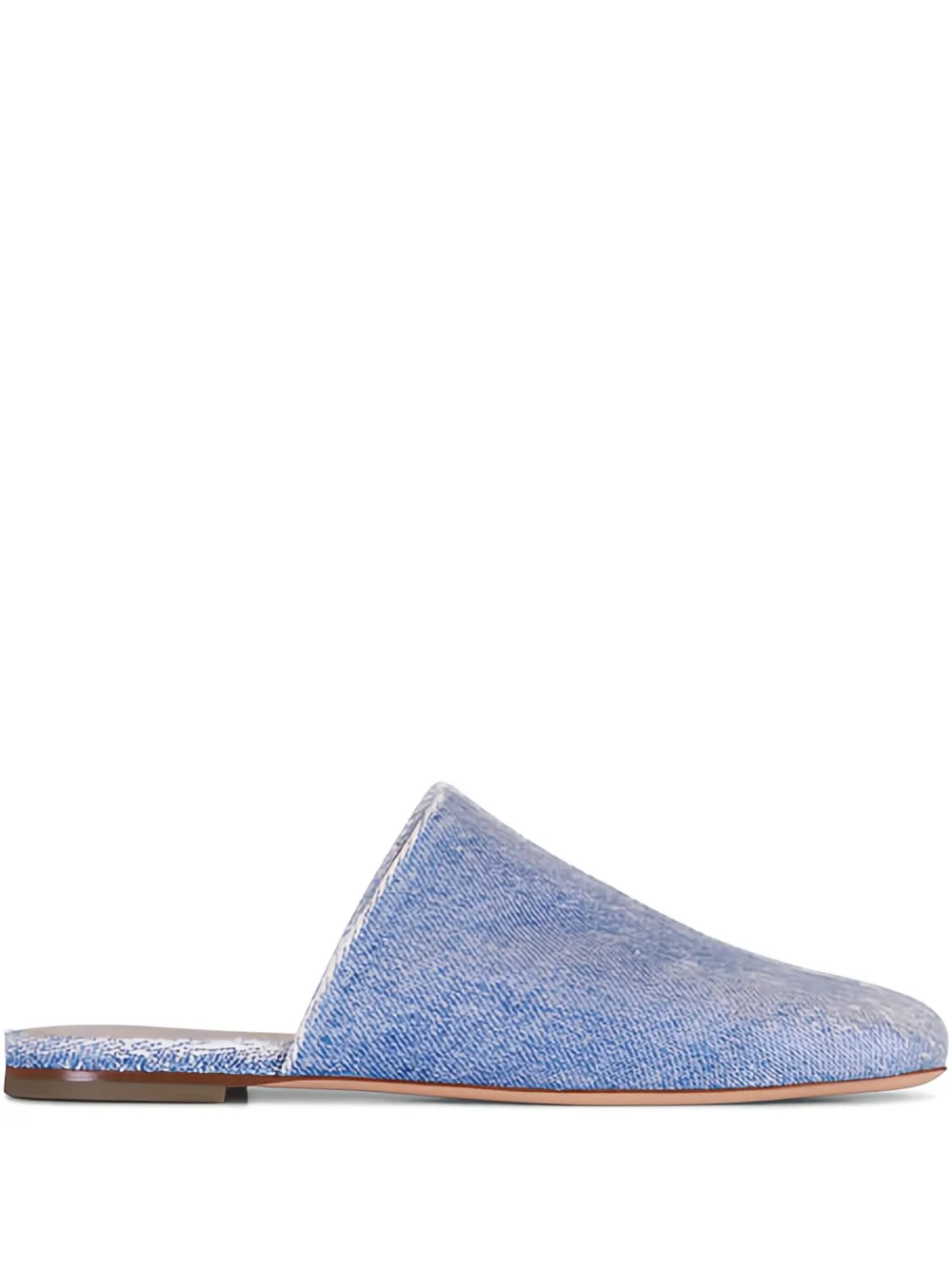 AGL Memy seam-detail mules Blauw