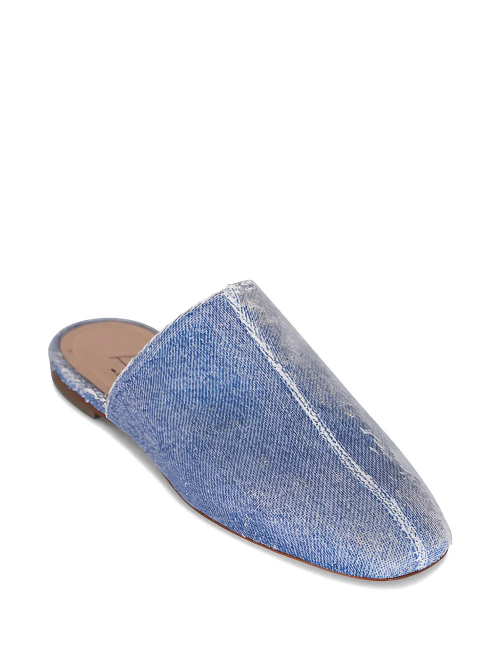 AGL Memy seam-detail mules Blauw