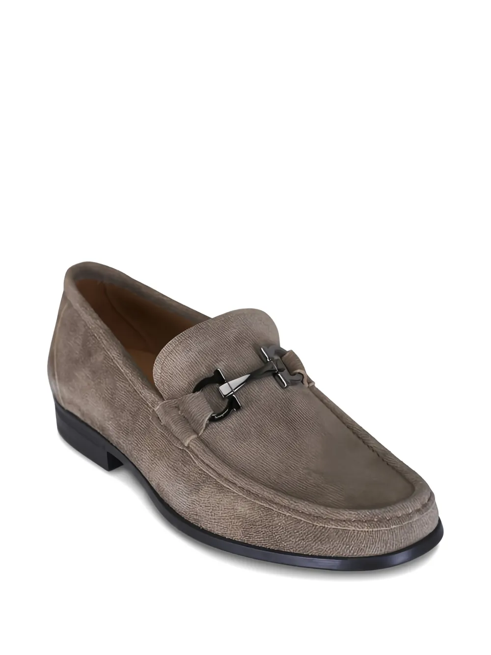 Ferragamo Grandioso 2 suede loafers - Beige