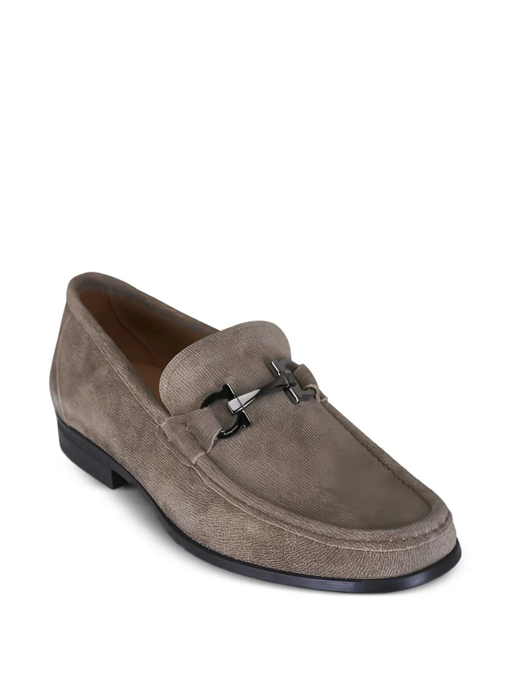 Ferragamo Grandioso 2 suède loafers Beige