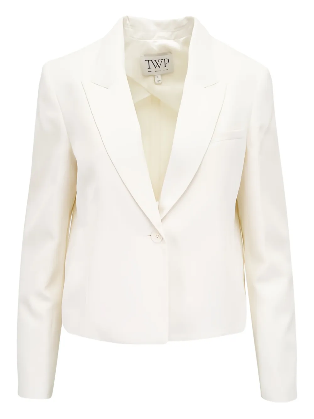 TWP Sawyer peak-lapel blazer - Neutrals