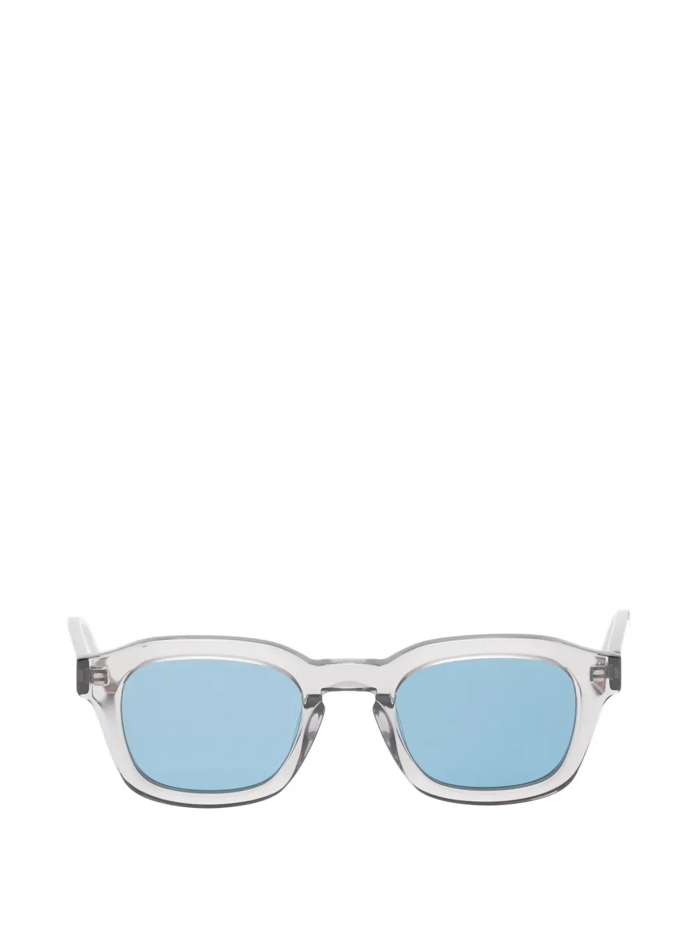 Thom Browne Eyewear square striped sunglasses - Grigio