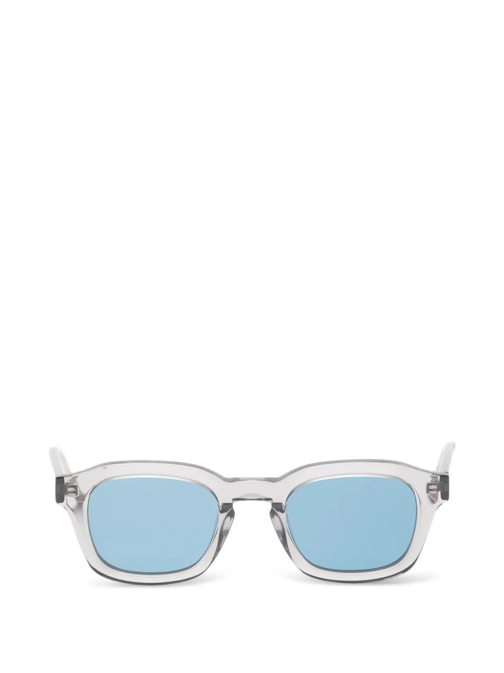 Thom Browne Eyewear square striped sunglasses - Grigio