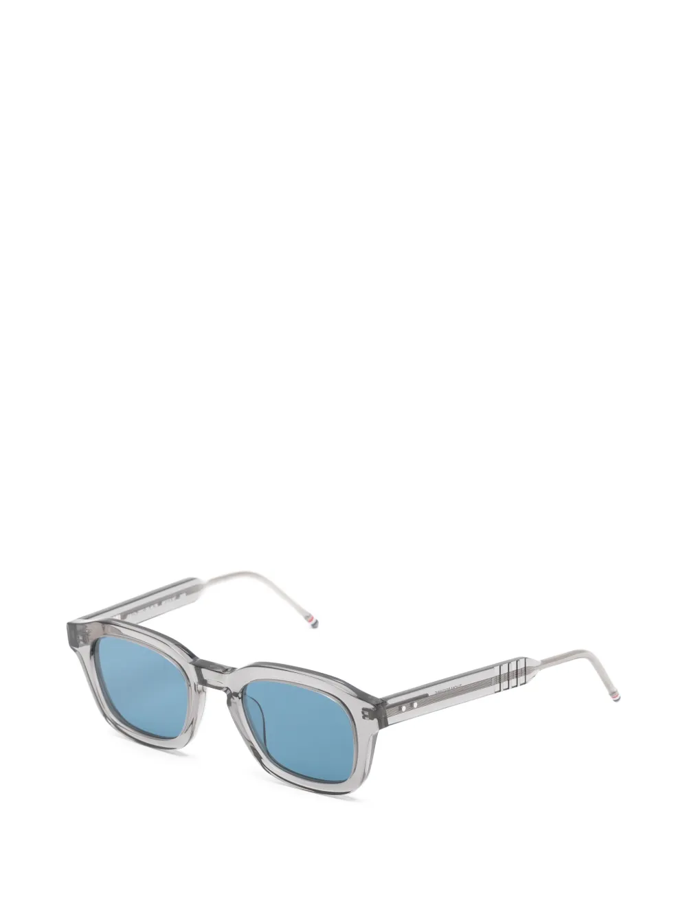 Thom Browne Eyewear Zonnebril met vierkant montuur Grijs