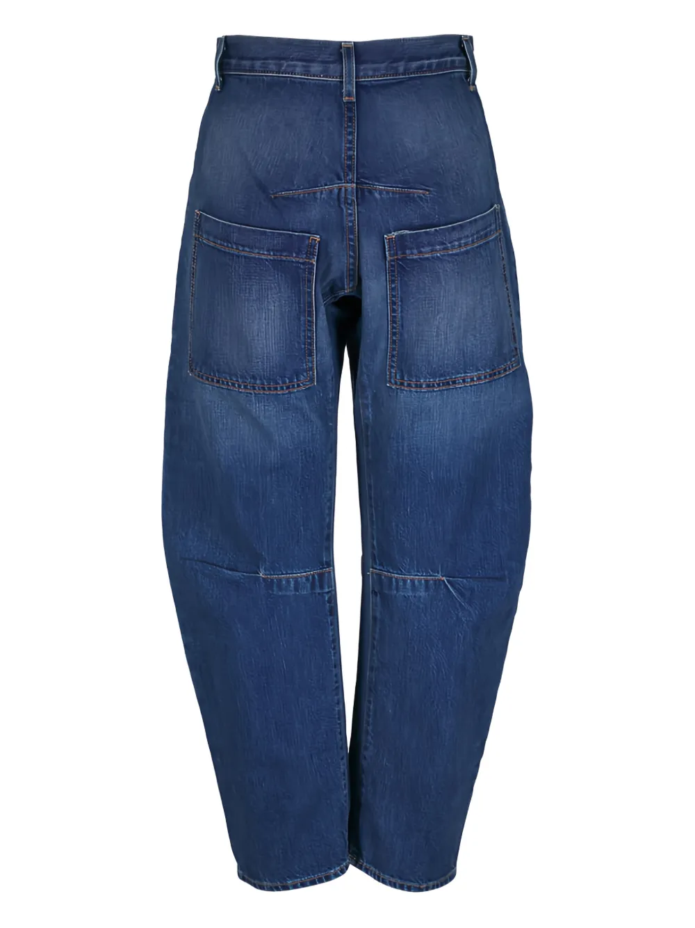 Nili Lotan Shon Bedford patch-pocket jeans - Blauw