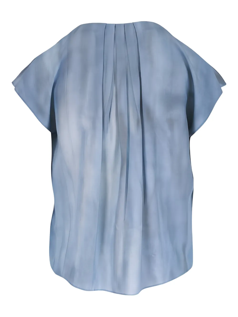 Vince pleated blouse - Blauw
