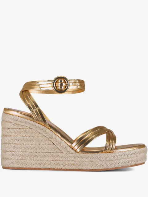 Gianvito Rossi Mekong strappy buckle espadrilles
