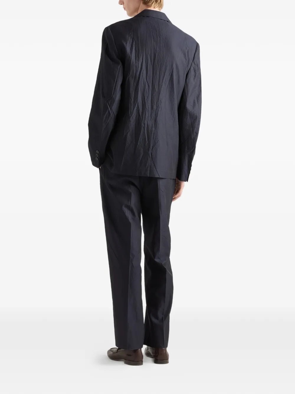  Prada Single-breasted Blazer - Blue 