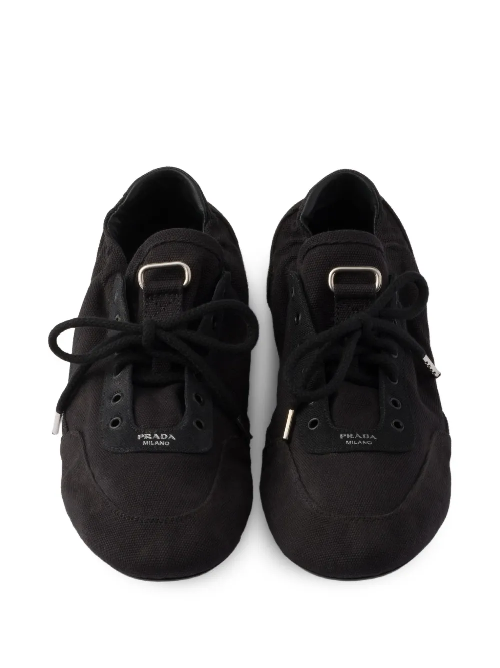 Prada Collapse canvas sneakers Zwart