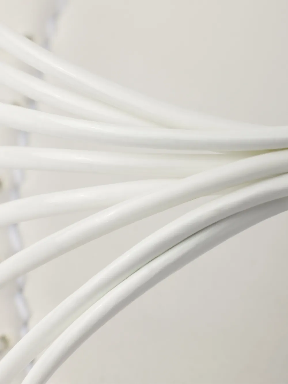 Prada Platte leren sandalen Wit