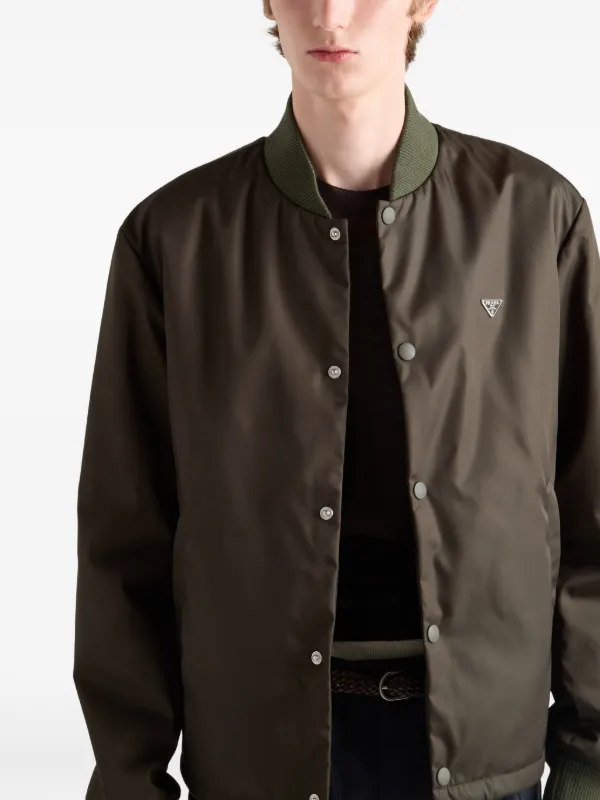 Prada Re-Nylon ボンバージャケット | グリーン | FARFETCH JP