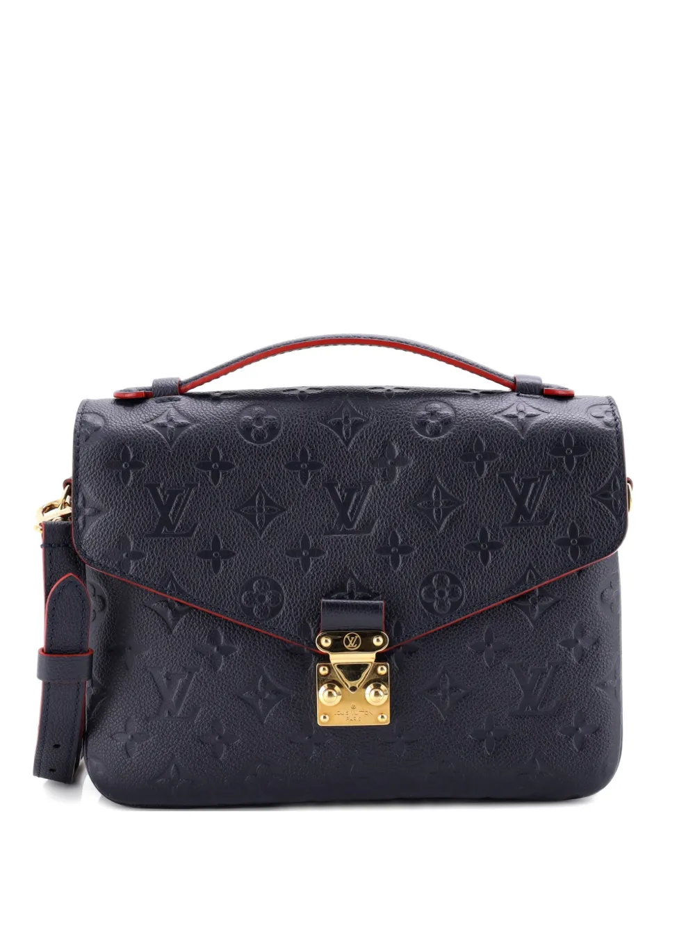 Louis Vuitton Pre-Owned Pochette Metis Monogram Empreinte Leather crossbody bag - Blu