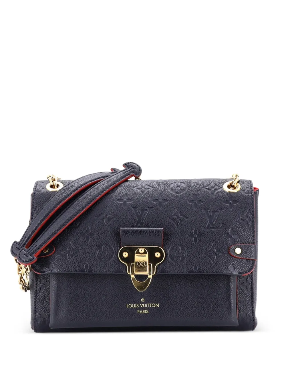 Louis Vuitton Pre-Owned Vavin Handbag Monogram Empreinte Leather PM crossbody bag - Blu