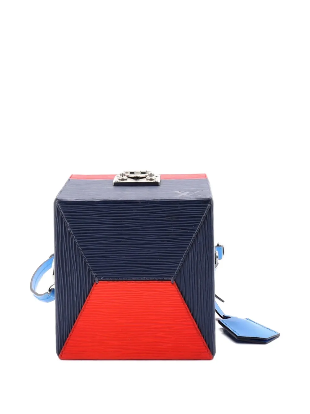 Louis Vuitton Pre-Owned Bleecker Box NM Bag Epi Leather satchel - Blu