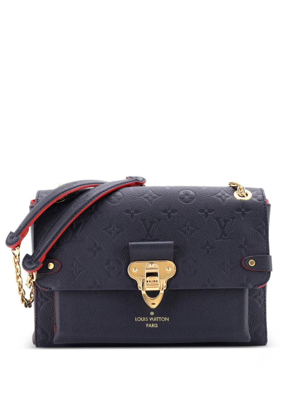 Louis Vuitton Pre-Owned Vavin Handbag Monogram Empreinte Leather PM crossbody bag - Blu